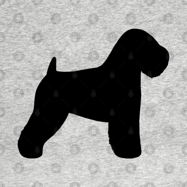 Soft Coated Wheaten Terrier Silhouette by Coffee Squirrel